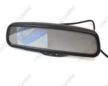 4.3" Car Rear View Mirror LED Colour Monitor For Ford Peugeot Fiat Citroen