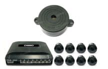 8 Sensor Front and Rear Audio Buzzer Parking Sensor Kit SB301-8