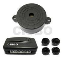 CISBO 18mm Detachable Rear Reverse Parking Sensor 4 Sensors Kit Audio Buzzer Kit