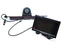 Wireless Mercedes Sprinter LED Brake Light Rear View Reversing Camera 7 inch Dashboard Monitor Kit