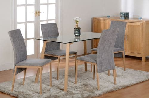 Amin Dining Table Set with 4 Chairs