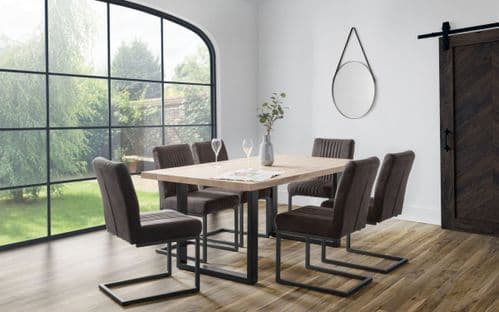 Ardwick Dining Table & Alan Charcoal Chairs