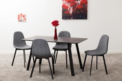Atok Dining Table Set with 4 Chairs