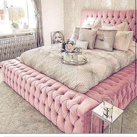 Bespoke Artemis Bed - Pink