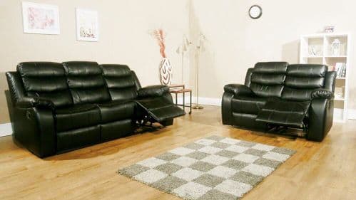 Rista Leatherine Recliner Sofa