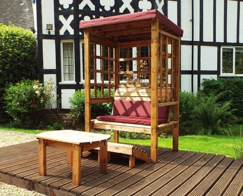 Two Seater Arbour Burgundy