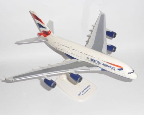 Airbus A380 BA British Airways Snap Fit Herpa Collectors Model Scale 1:250 E