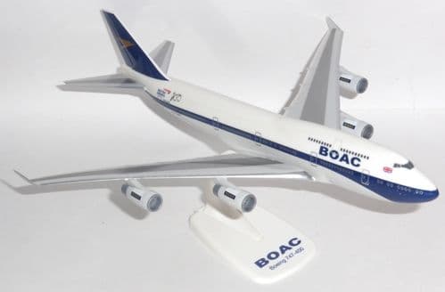 Boeing 747-400 British Airways BOAC 100 Years Snap Fit Collectors Model Scale 1:250 E