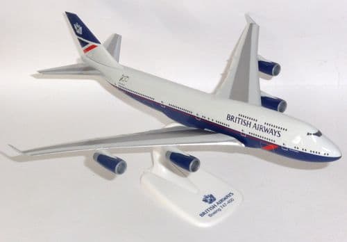 Boeing 747-400 British Airways Landor 100 Years Snap Fit Collectors Model Scale 1:250 E
