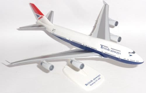 Boeing 747-400 British Airways Negus Snap Fit Collectors Model Scale 1:250 E
