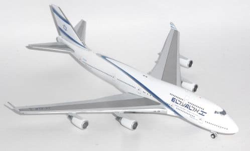 Boeing 747-400 El Al Israeli Airlines Gemini Jets Diecast Collectors Model Scale 1:400 GJELY1810 E