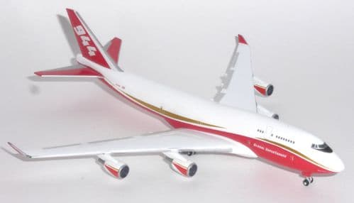 Boeing 747-400 Global Supertanker Herpa Diecast Collectors Model Scale 1:500 531955 E