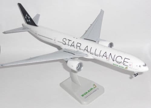 Boeing 777-300 EVA Air Star Alliance Premium Hogan Collectors Model Scale 1:200 Fully Assembled E