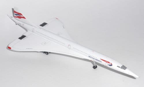 Concorde BA British Airways Gemini Jets Model Scale 1:400 GJBAW1539 G-BOAC  E