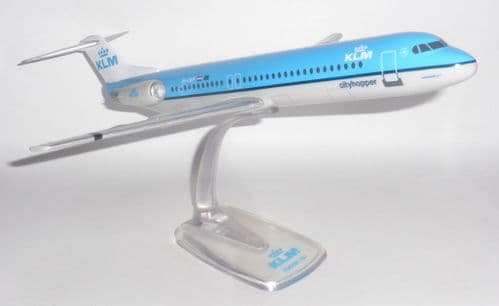 Fokker F-100 KLM Cityhopper Snap Fit Collectors Model Scale 1:100 35 cm's  E