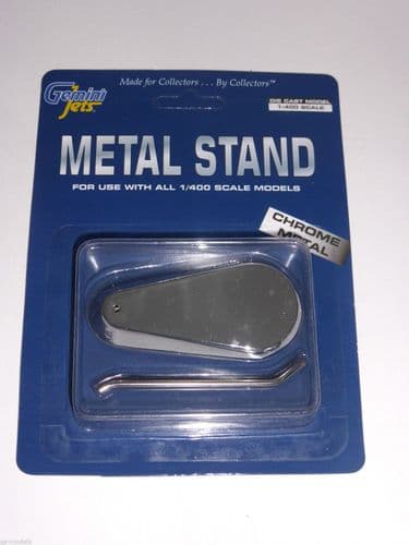 Gemini Jets Metal Chrome Display Stand GJSTD777 For Models Scaled 1:400 p