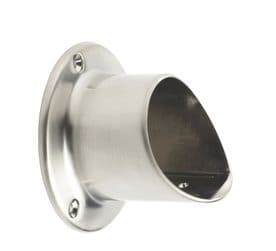 Fusion Brushed Nickel Wall Connector for Handrail to Wall Fixing