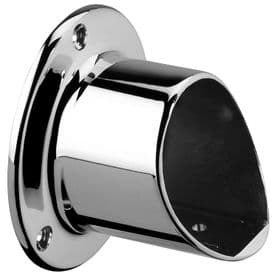 Fusion Chrome Wall Connector for Handrail to Wall Fixing