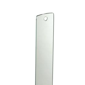 Fusion Infill Landing Return Glass Panel for Staircase 80x756mm (Pack of 1)