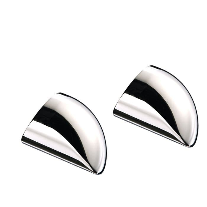 Fusion Polished Chrome Handrail End Caps for 54mm Mopstick (Pack of 2)