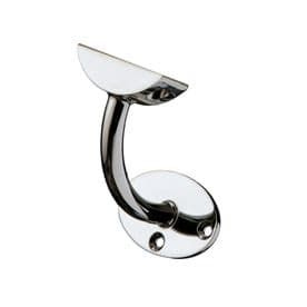 Fusion Polished Chrome Wall Mounted Handrail Bracket (Pack of 1)
