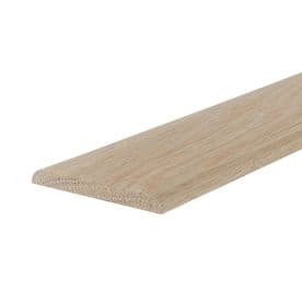 Oak Flat Strip Bead Solid (7mm x 100mm) Double/Two Round Edge