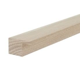 Oak L-Section Door Bar Threshold With Rebate