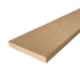 Solid Oak PAR Shelf Board 25x220mm Square Edge