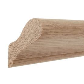 Solid White Oak 0.6m Pigs Ear Handrail Wall Mounted (Limited Stock)