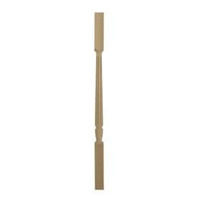 Solid White Oak 1100mm Classic Spindle Baluster 41x41mm