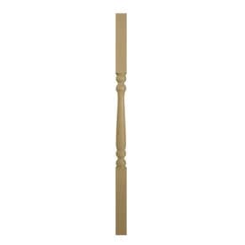 Solid White Oak 1100mm Colonian Spindle Baluster 41x41mm