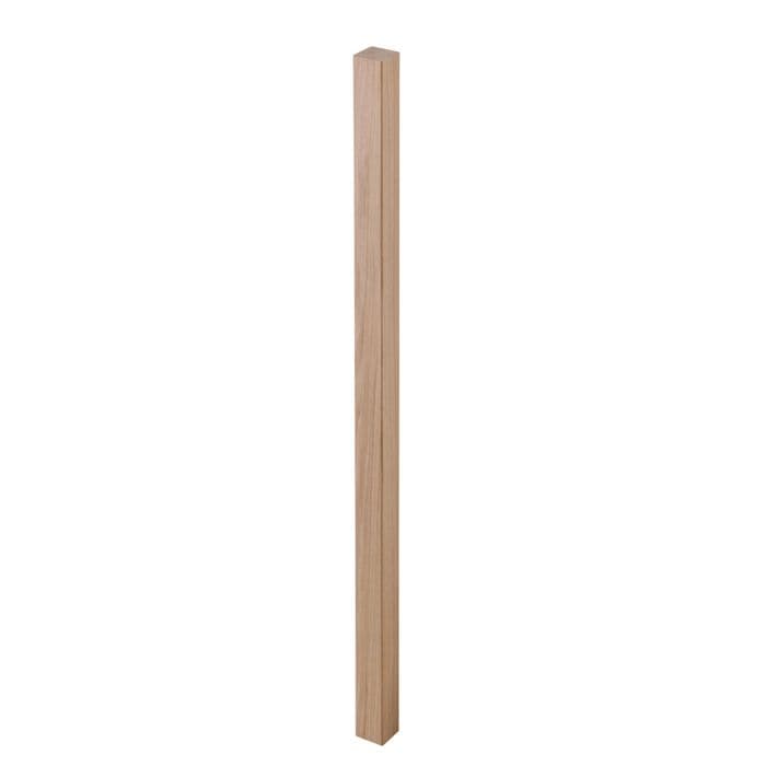 Solid White Oak 1100mm Square Edge Spindle Baluster 41x41mm