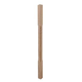 Solid White Oak 1100mm Stop Chamfered Spindle Baluster 41x41mm