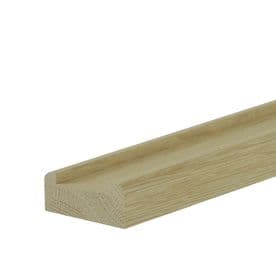 Solid White Oak Crown Baserail 41mm Groove