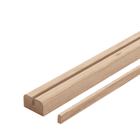 Solid White Oak Elements Baserail for Glass Panel 8mm
