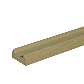 Solid White Oak HDR Base Rail 32mm Groove and Fillet Strip