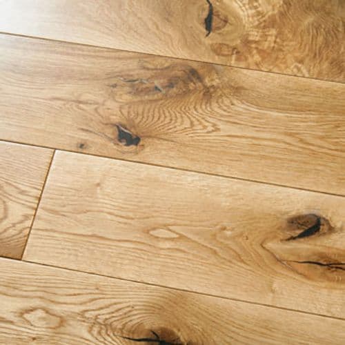 Solid White Oak Rustic Grade Flooring Natural 20x145mm Floorboard