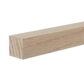 Solid White Oak Square Beading 12mm x 12mm
