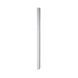 White Primed 1.5m Half Newel Post 43mm x 90mm Square Edge
