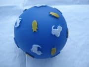 Blue Ball with Cat Design!