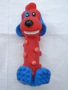 Red Squeaky Dog