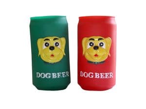 Squeaky Can of Dog Beer