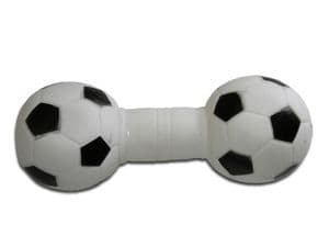 Squeaky Football Dumbell